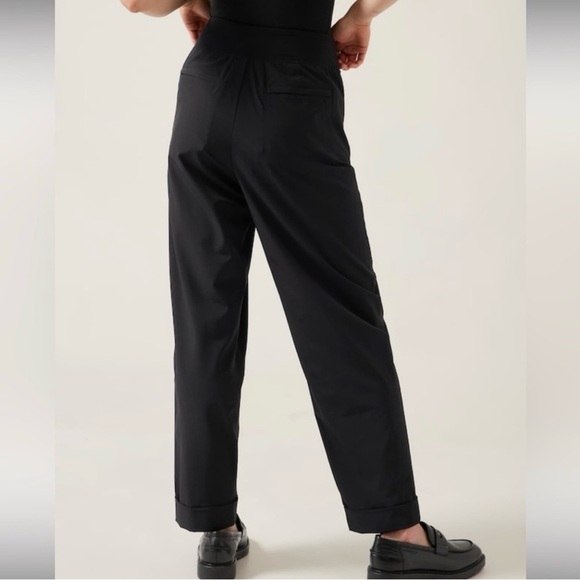 Athleta Cardiff Black High-Waisted Pants Size 4 - Picture 2 of 10